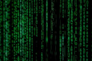 Code on a screen representing a brute force attack on WordPress